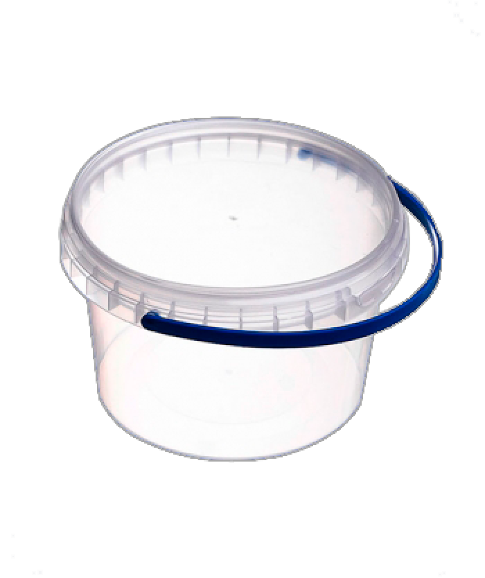 Plastikowe wiadro na żywność 0,5 l okrągłe, 