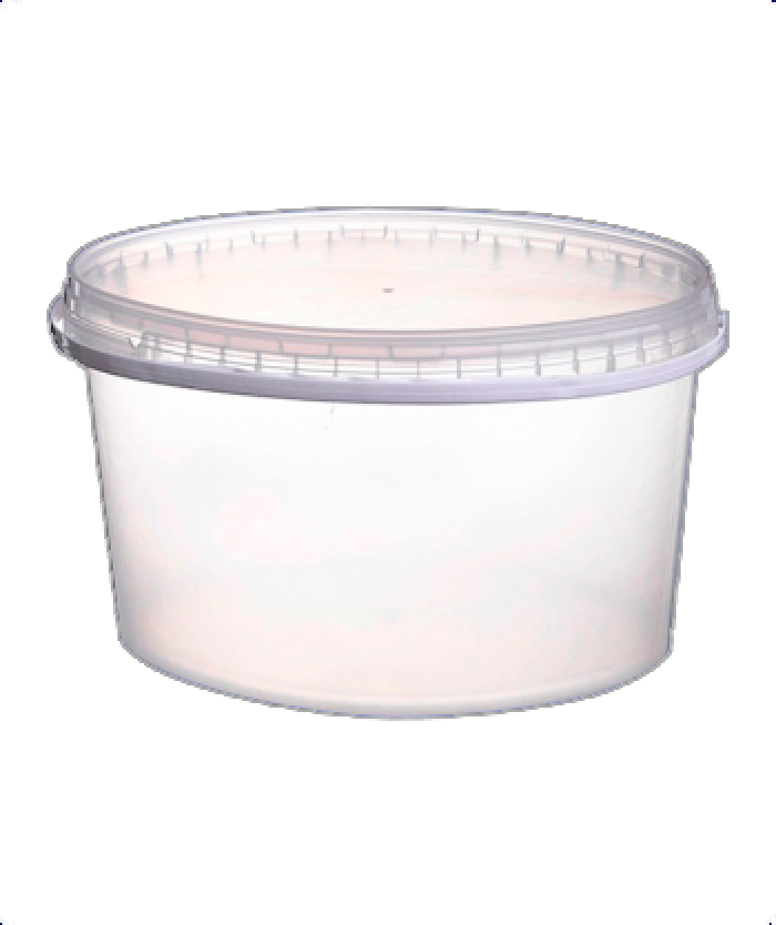 Plastikowe wiadro na żywność 5,9 l owalne, 
